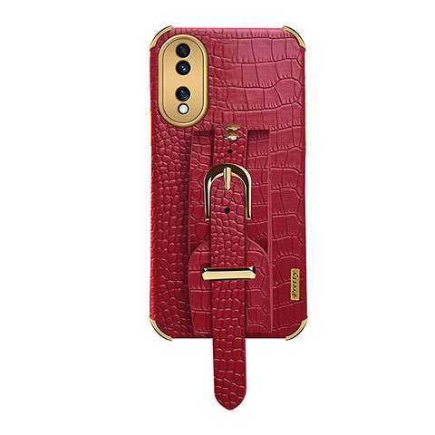 Custodia Lusso Pelle Cover XD3 per Huawei Honor 70 5G Rosso