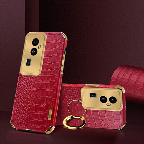 Custodia Lusso Pelle Cover XD3 per Oppo Reno10 Pro+ Plus 5G Rosso