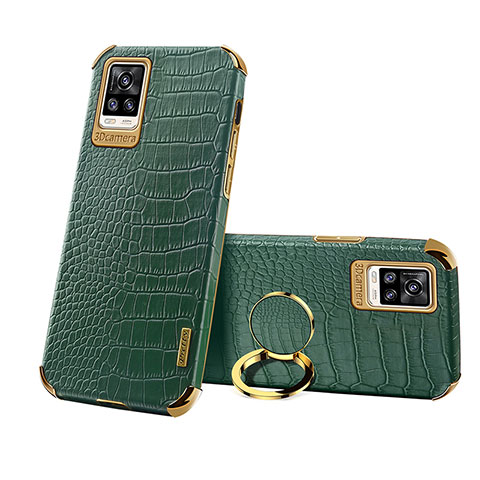 Custodia Lusso Pelle Cover XD3 per Vivo V20 (2021) Verde