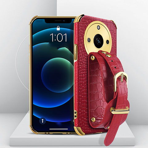 Custodia Lusso Pelle Cover XD4 per Realme 11 Pro+ Plus 5G Rosso