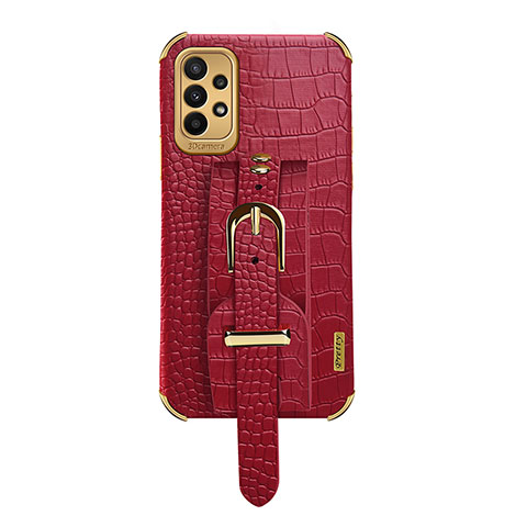 Custodia Lusso Pelle Cover XD5 per Samsung Galaxy A23 5G Rosso