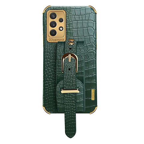 Custodia Lusso Pelle Cover XD5 per Samsung Galaxy A32 4G Verde