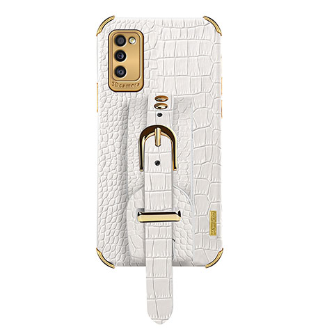 Custodia Lusso Pelle Cover XD5 per Samsung Galaxy A41 Bianco