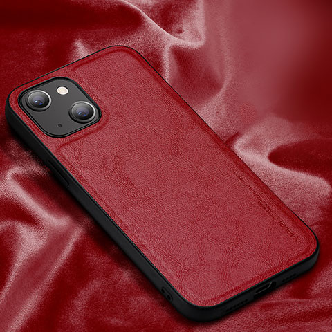 Custodia Lusso Pelle Cover XV1 per Apple iPhone 15 Plus Rosso