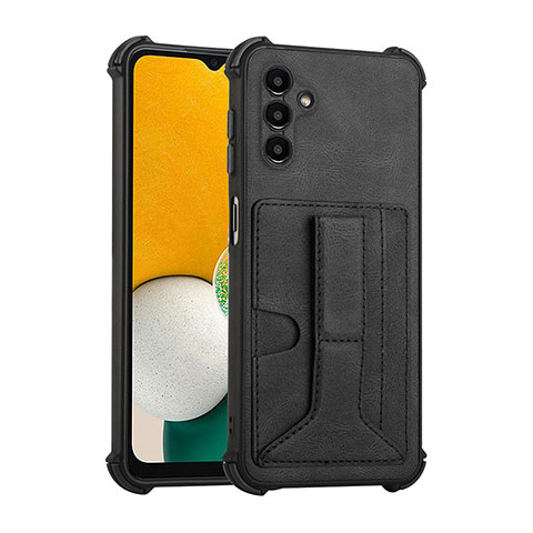 Custodia Lusso Pelle Cover Y01B per Samsung Galaxy A04s Nero