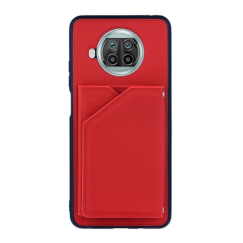 Custodia Lusso Pelle Cover Y01B per Xiaomi Mi 10i 5G Rosso