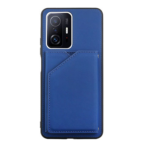 Custodia Lusso Pelle Cover Y01B per Xiaomi Mi 11T 5G Blu