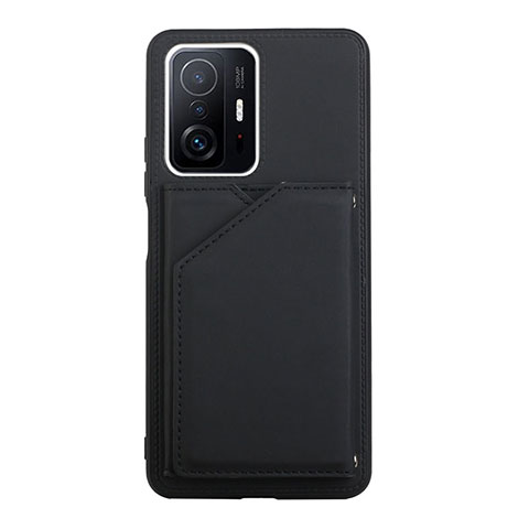 Custodia Lusso Pelle Cover Y01B per Xiaomi Mi 11T Pro 5G Nero