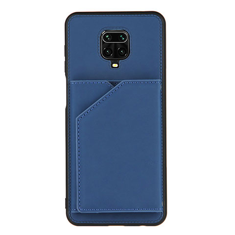 Custodia Lusso Pelle Cover Y01B per Xiaomi Poco M2 Pro Blu