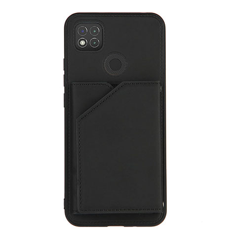 Custodia Lusso Pelle Cover Y01B per Xiaomi Redmi 9C Nero