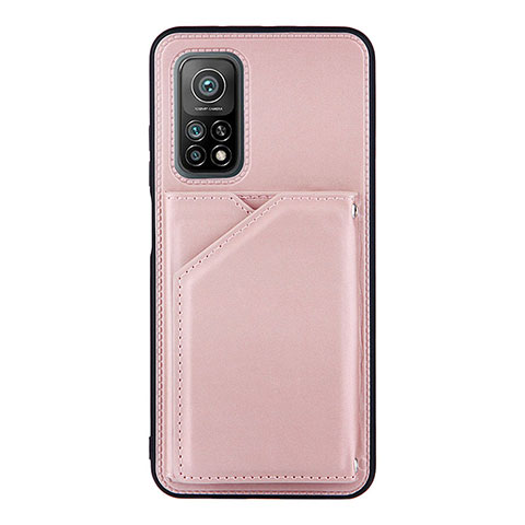 Custodia Lusso Pelle Cover Y01B per Xiaomi Redmi K30S 5G Oro Rosa