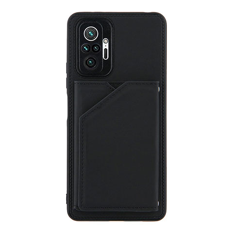 Custodia Lusso Pelle Cover Y01B per Xiaomi Redmi Note 10 Pro 4G Nero