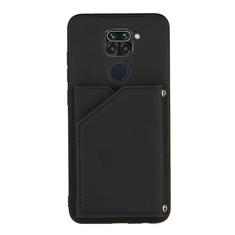 Custodia Lusso Pelle Cover Y01B per Xiaomi Redmi Note 9 Nero