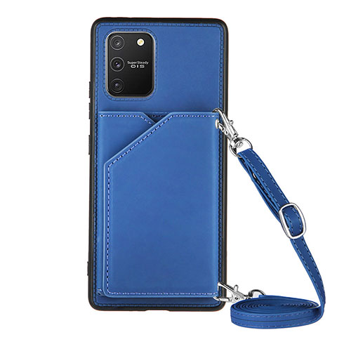 Custodia Lusso Pelle Cover Y02B per Samsung Galaxy S10 Lite Blu