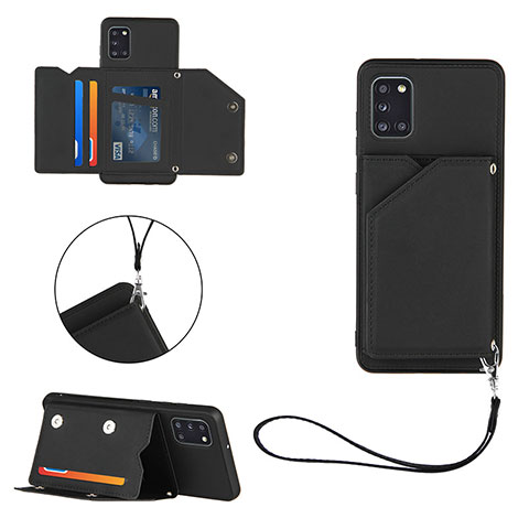 Custodia Lusso Pelle Cover Y03B per Samsung Galaxy A31 Nero