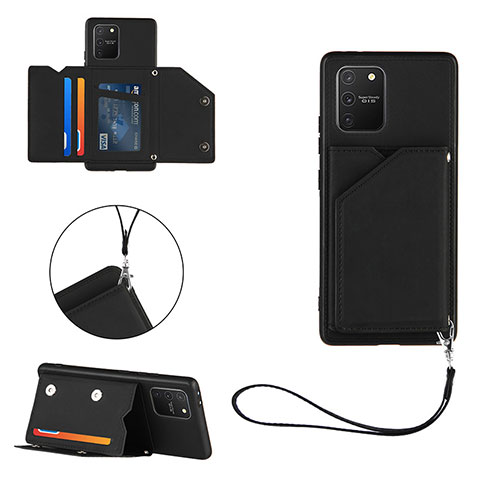 Custodia Lusso Pelle Cover Y03B per Samsung Galaxy S10 Lite Nero