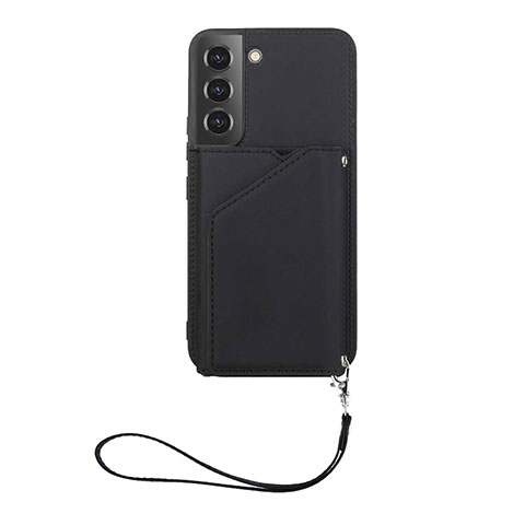 Custodia Lusso Pelle Cover Y03B per Samsung Galaxy S21 5G Nero