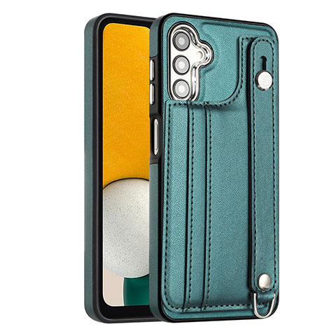 Custodia Lusso Pelle Cover YB1 per Samsung Galaxy A04s Verde