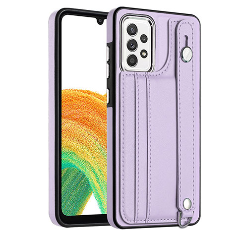 Custodia Lusso Pelle Cover YB1 per Samsung Galaxy A33 5G Viola