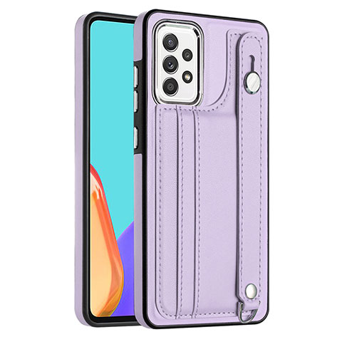 Custodia Lusso Pelle Cover YB1 per Samsung Galaxy A53 5G Viola