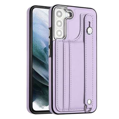 Custodia Lusso Pelle Cover YB1 per Samsung Galaxy S21 FE 5G Viola