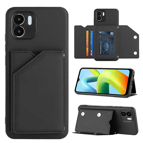 Custodia Lusso Pelle Cover YB1 per Xiaomi Redmi A2 Nero