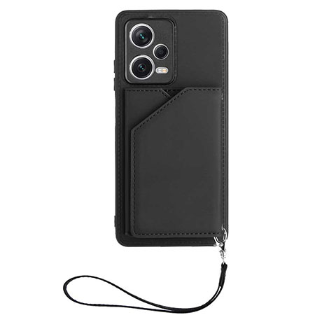 Custodia Lusso Pelle Cover YB1 per Xiaomi Redmi Note 12 Pro 5G Nero