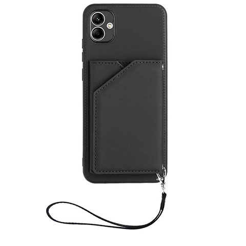 Custodia Lusso Pelle Cover YB2 per Samsung Galaxy A04 4G Nero