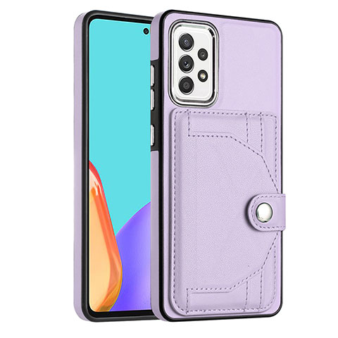 Custodia Lusso Pelle Cover YB2 per Samsung Galaxy A32 4G Viola