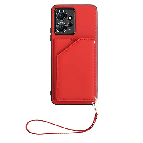 Custodia Lusso Pelle Cover YB2 per Xiaomi Redmi Note 12 4G Rosso