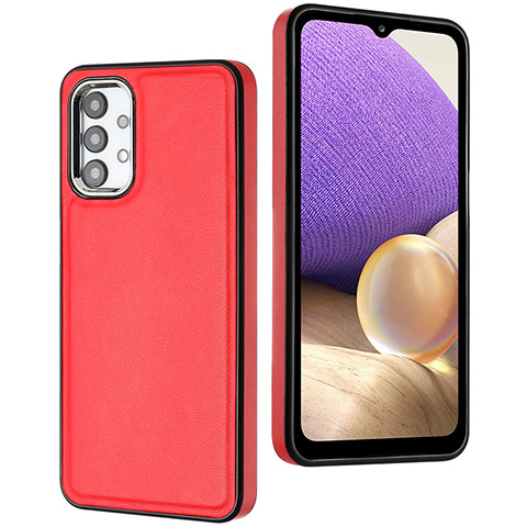 Custodia Lusso Pelle Cover YB3 per Samsung Galaxy A13 4G Rosso