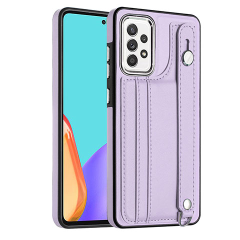 Custodia Lusso Pelle Cover YB3 per Samsung Galaxy A32 4G Viola