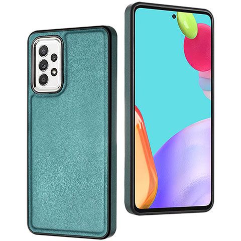 Custodia Lusso Pelle Cover YB3 per Samsung Galaxy A53 5G Verde