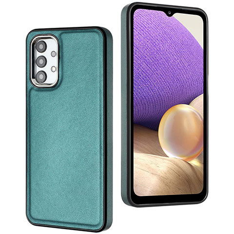 Custodia Lusso Pelle Cover YB3 per Samsung Galaxy M32 5G Verde