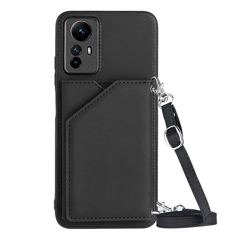 Custodia Lusso Pelle Cover YB3 per Xiaomi Redmi Note 12S Nero