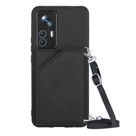 Custodia Lusso Pelle Cover YB4 per Xiaomi Redmi K50 Ultra 5G Nero