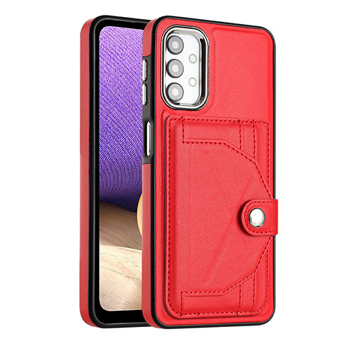 Custodia Lusso Pelle Cover YB5 per Samsung Galaxy A23 4G Rosso