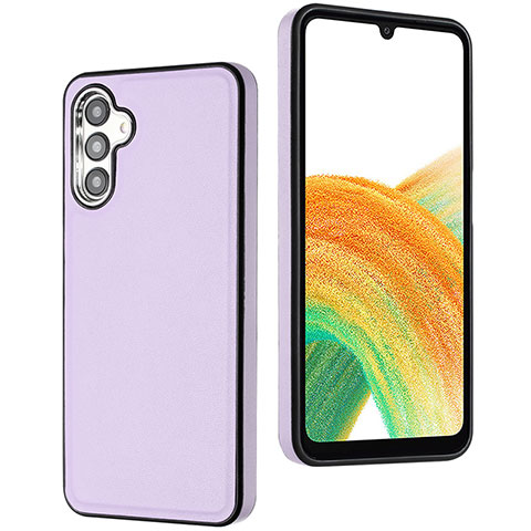 Custodia Lusso Pelle Cover YB6 per Samsung Galaxy A34 5G Viola