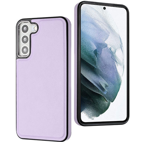 Custodia Lusso Pelle Cover YB6 per Samsung Galaxy S22 5G Viola