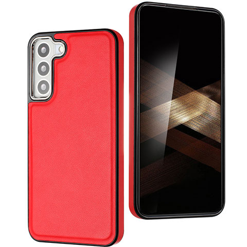 Custodia Lusso Pelle Cover YB6 per Samsung Galaxy S24 5G Rosso