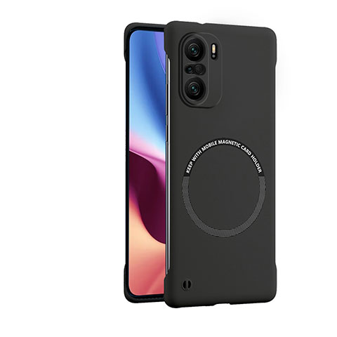 Custodia Plastica Rigida Cover Opaca con Mag-Safe Magnetic per Xiaomi Redmi K40 Pro+ Plus 5G Nero