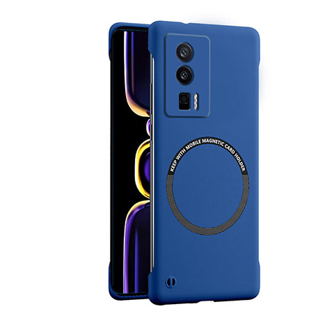 Custodia Plastica Rigida Cover Opaca con Mag-Safe Magnetic per Xiaomi Redmi K60 Pro 5G Blu