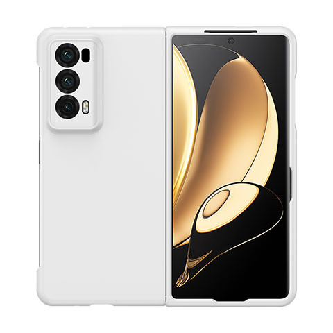 Custodia Plastica Rigida Cover Opaca Fronte e Retro 360 Gradi BH1 per Huawei Honor Magic V2 5G Bianco