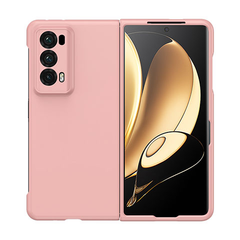 Custodia Plastica Rigida Cover Opaca Fronte e Retro 360 Gradi BH1 per Huawei Honor Magic V2 Ultimate 5G Oro Rosa