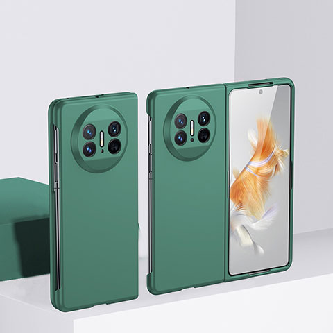 Custodia Plastica Rigida Cover Opaca Fronte e Retro 360 Gradi BH1 per Huawei Mate X3 Verde