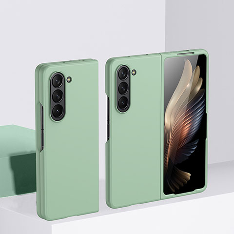 Custodia Plastica Rigida Cover Opaca Fronte e Retro 360 Gradi BH1 per Samsung Galaxy Z Fold5 5G Verde Pastello