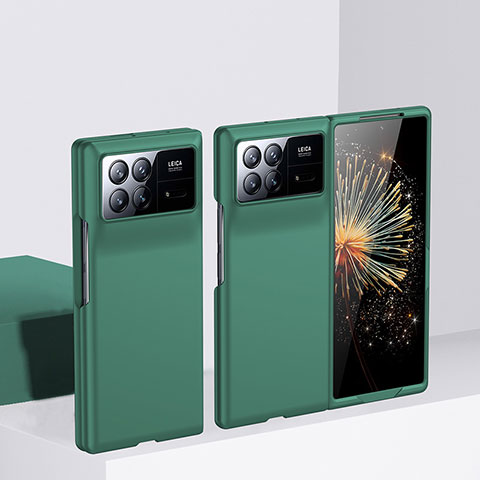 Custodia Plastica Rigida Cover Opaca Fronte e Retro 360 Gradi BH1 per Xiaomi Mix Fold 3 5G Verde