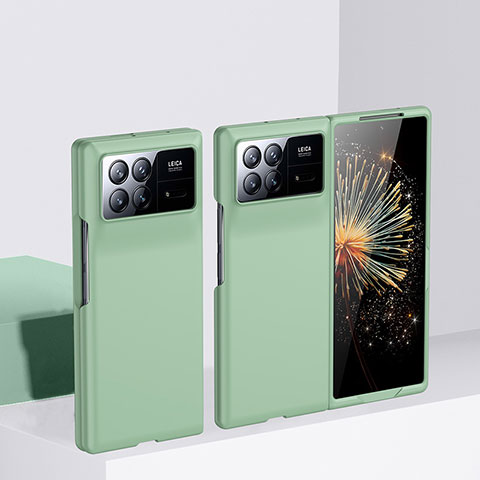 Custodia Plastica Rigida Cover Opaca Fronte e Retro 360 Gradi BH1 per Xiaomi Mix Fold 3 5G Verde Pastello