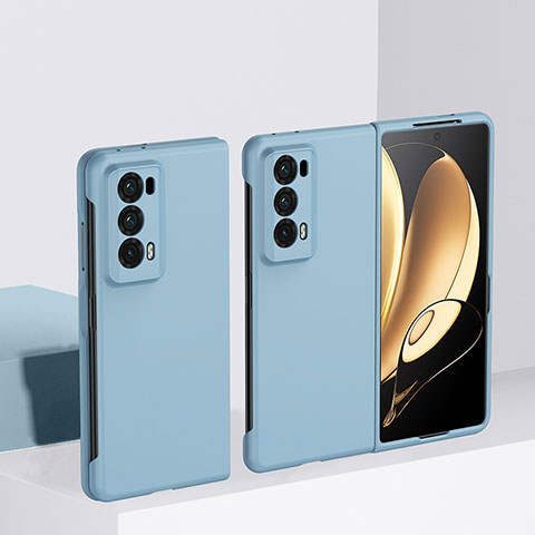 Custodia Plastica Rigida Cover Opaca Fronte e Retro 360 Gradi BH2 per Huawei Honor Magic V2 5G Azzurro