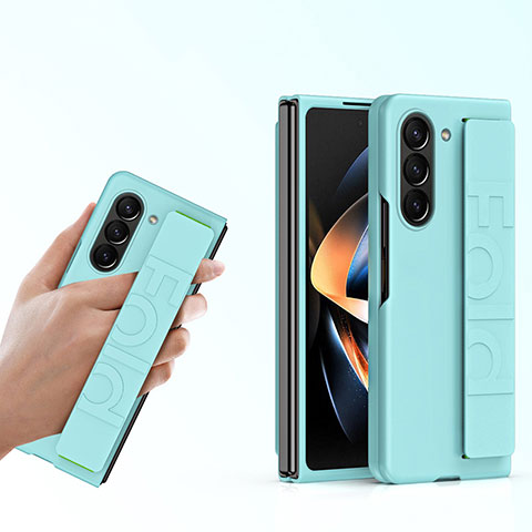 Custodia Plastica Rigida Cover Opaca Fronte e Retro 360 Gradi HD1 per Samsung Galaxy Z Fold5 5G Verde